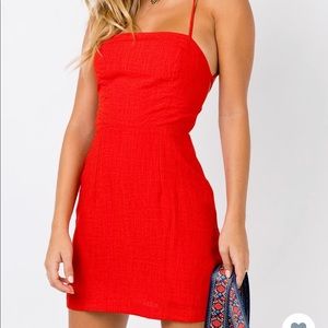 Princess Polly Si Senorita Mini Dress Red - US 4 / Red
